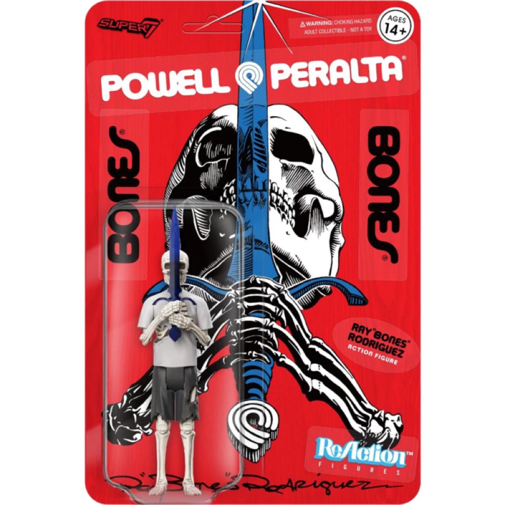 Super7 Powell Peralta - Ray Bones Rodriguez ReAction Action Figure - 3.75 Inch, 0840049833760