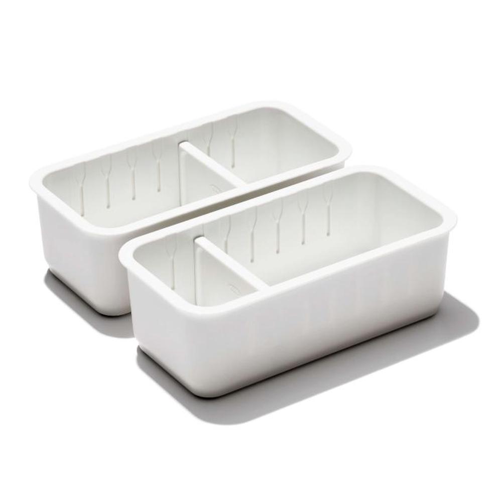 OXO Adjustable Drawer Bin Set, 2 Piece, 0840097700137