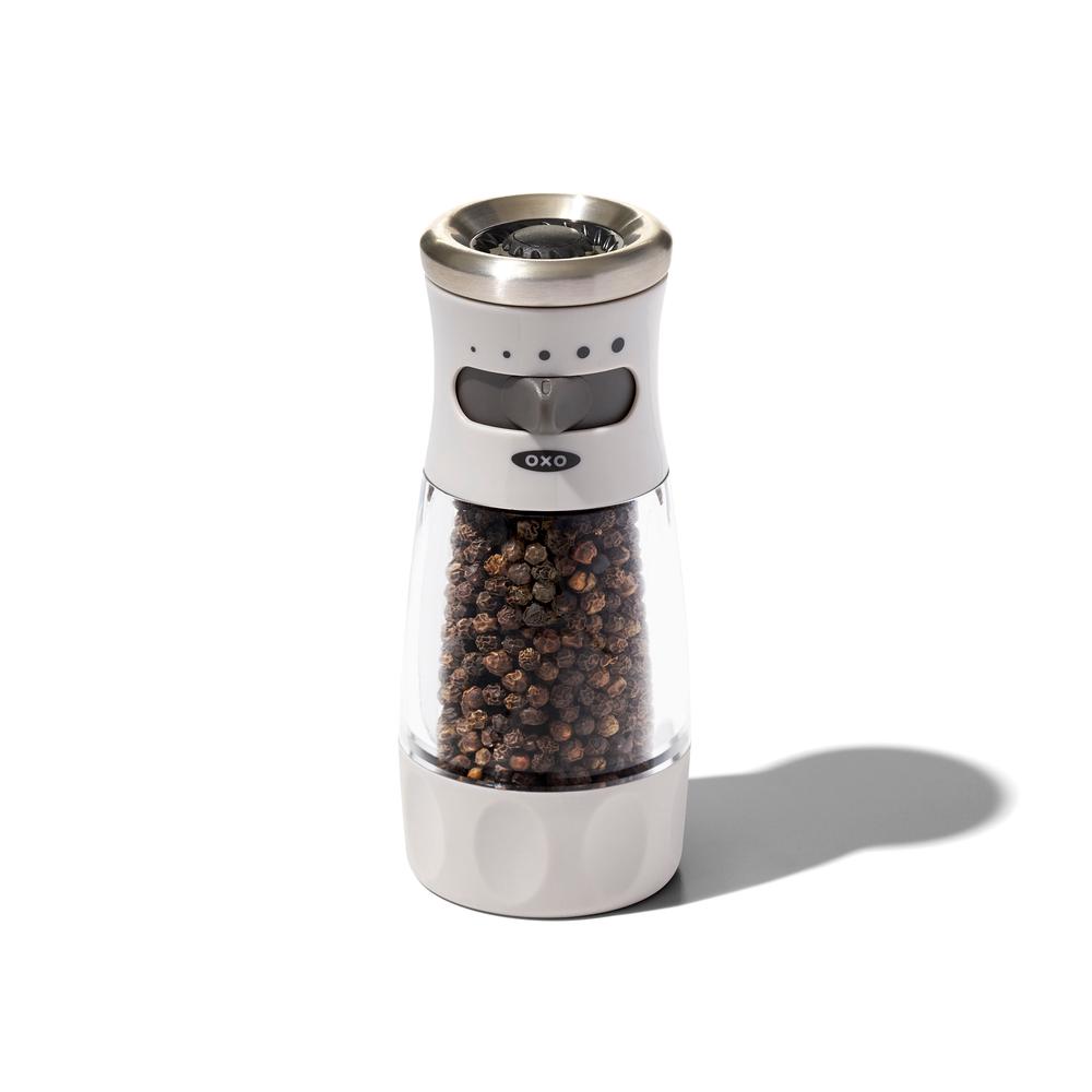 Contoured Mess-Free Pepper Grinder, 0840097700151
