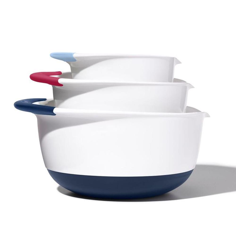 OXO Mixing Bowl Set, 3 Piece, 0840097701219