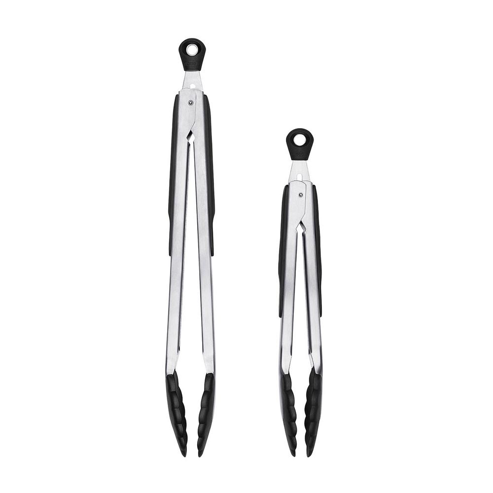 OXO Tongs With Nylon Heads, 2 Pack, 0840097707617