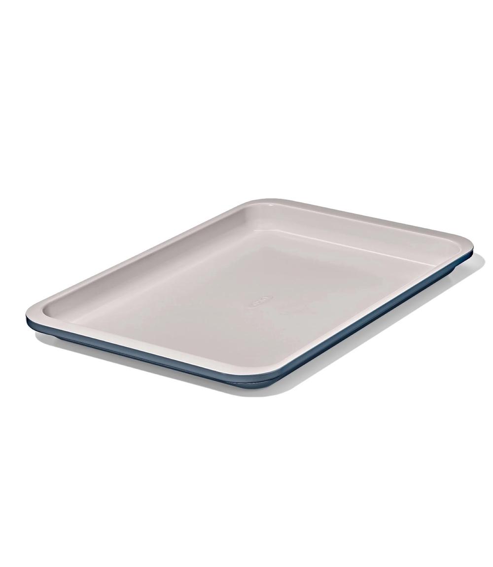 OXO Non-Stick Pro Ceramic Coated Metal Bakeware Quarter Sheet Pan, 0840097710297