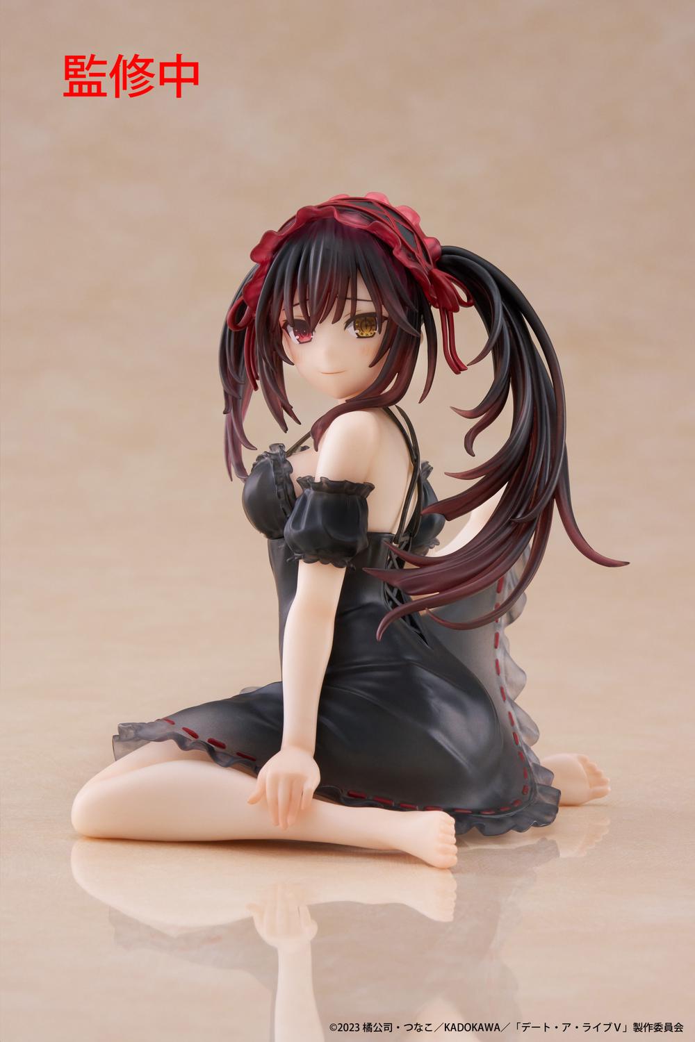 Taito Date a Live V Desktop Cute Figure Kurumi Tokisaki Nightwear Version, 0840342402571