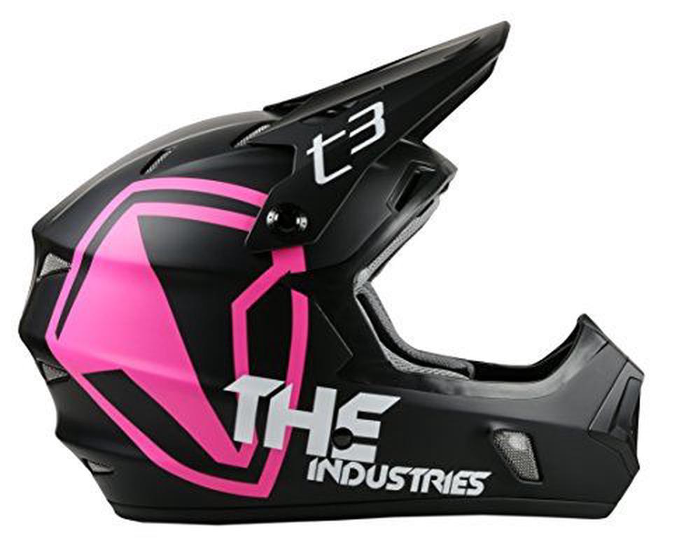 THE Industries Youth T3 Shield BMX and Mountain Bike Helmet, 4546cm