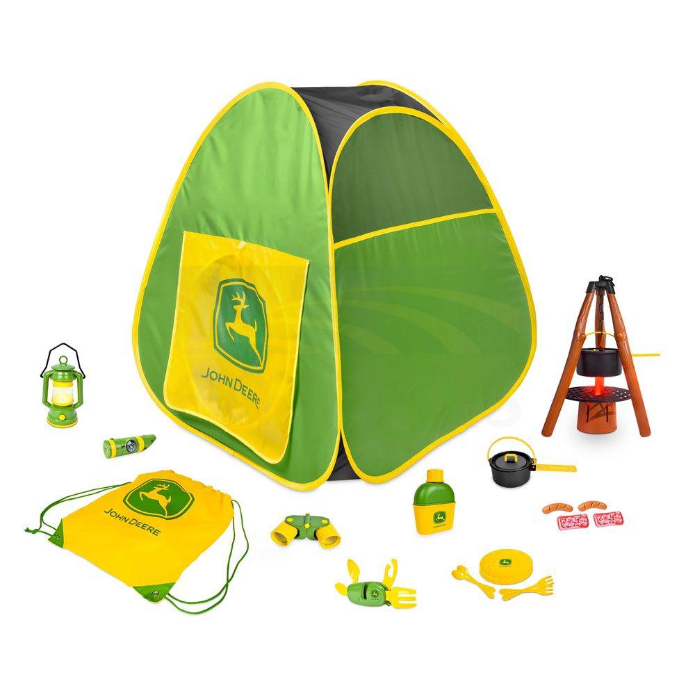 John Deere Pop-Up Toy Camping Set, 0840359706501