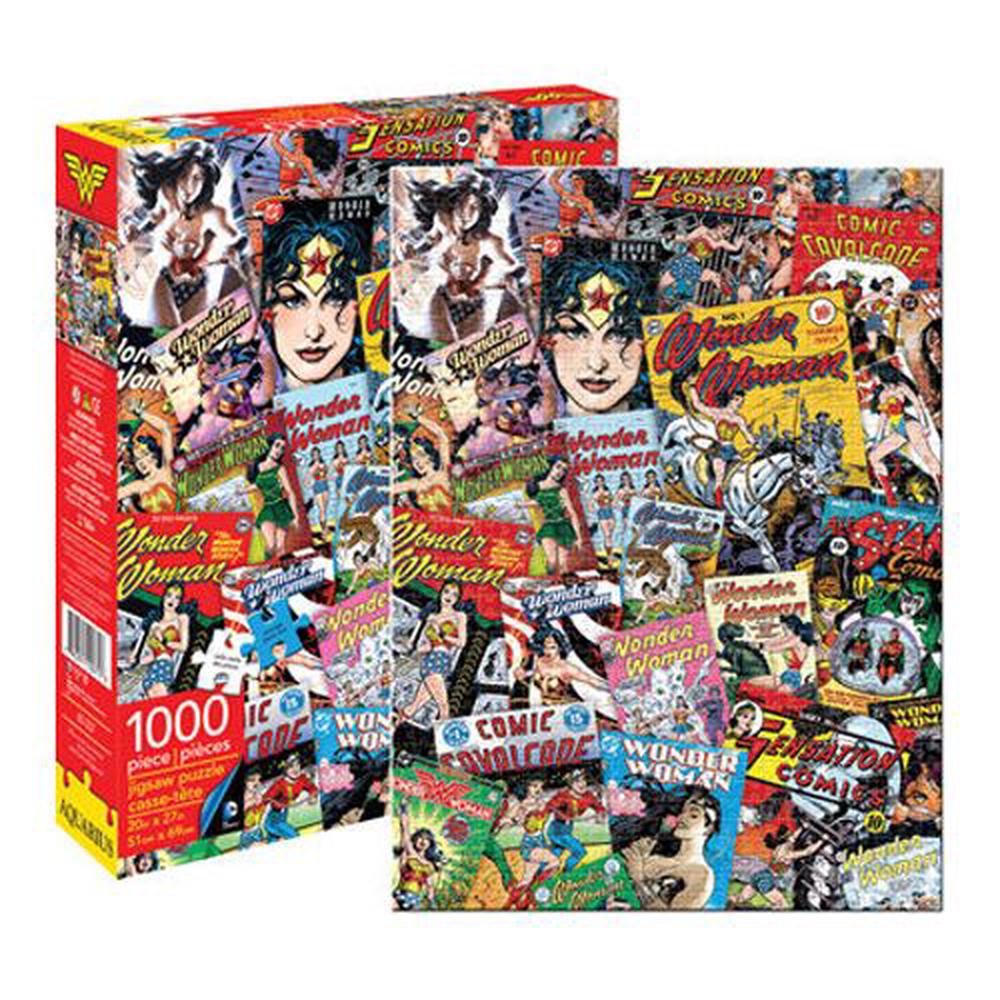 Aquarius Puzzle Dc Comics Wonder Woman Collage Retro 1000 Piece Buy Online At The Nile