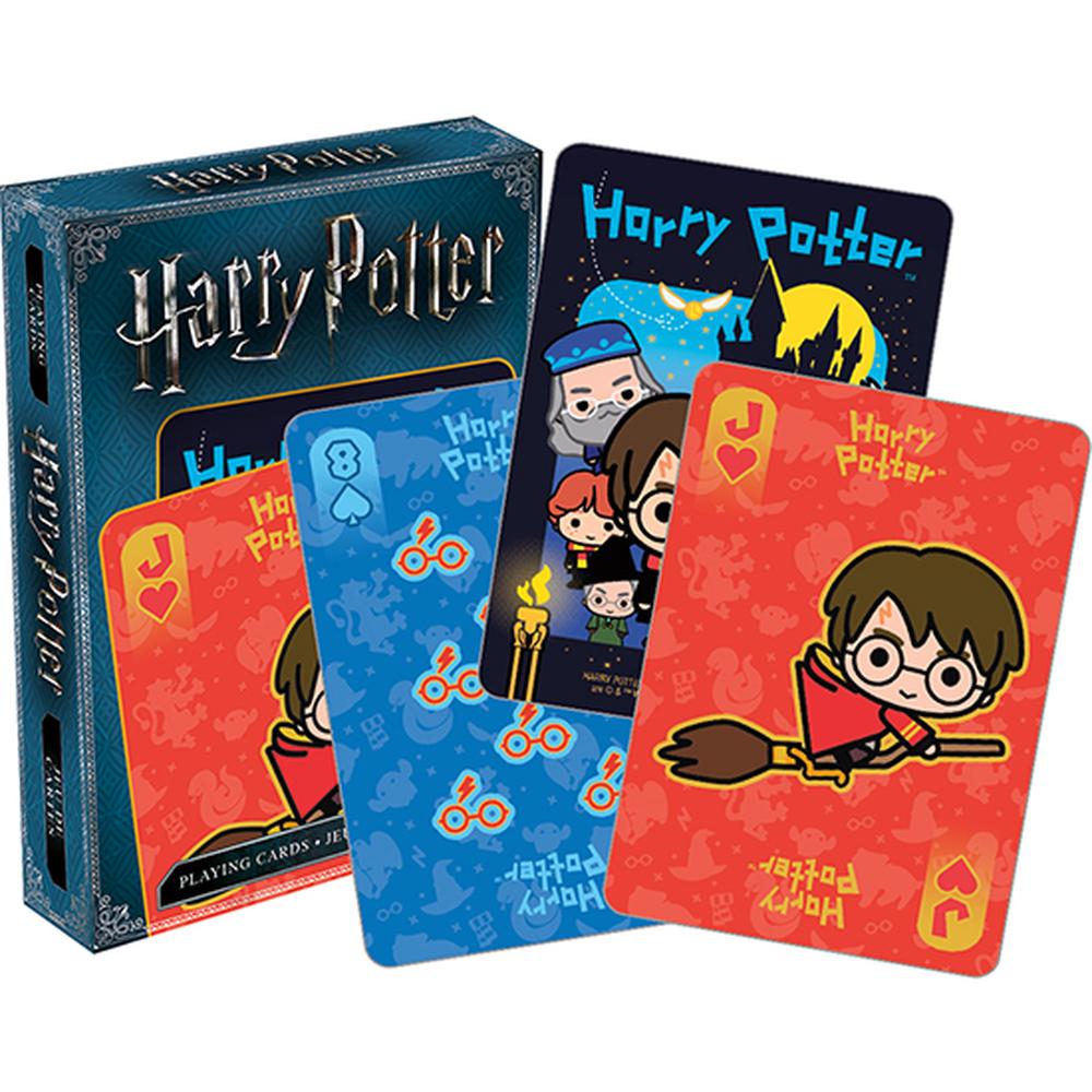 Harry Potter Chibi Playing Cards By Aquarius - Official HP Themed Card Deck For Games & Collecting