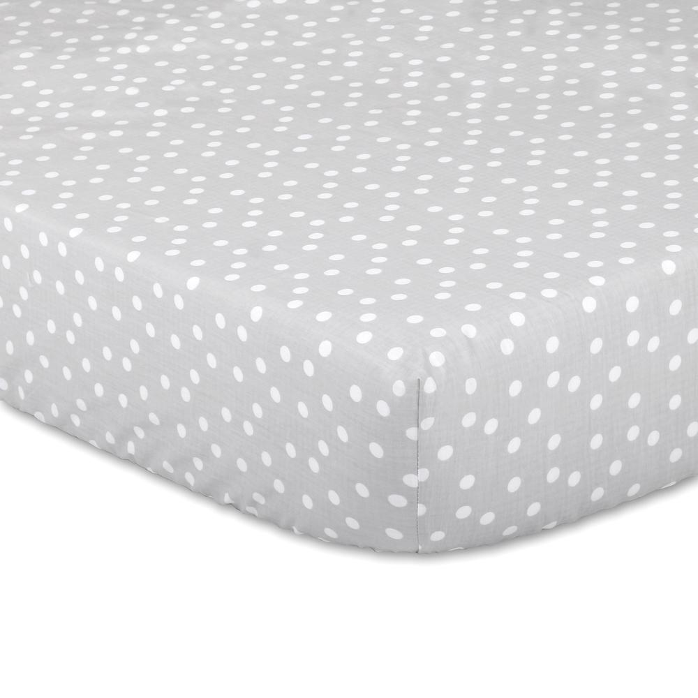 black and white cot sheets