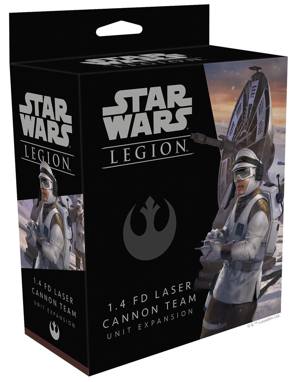Fantasy Flight Games Star Wars Legion 1.4 FD Laser Cannon Team Unit Expansion, 0841333105143