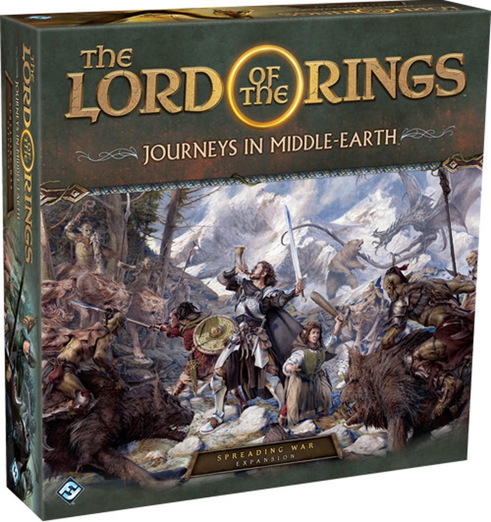Fantasy Flight Games The Lord of the Rings Journeys in Middle-Earth Spreading War Expansion Miniature Game, 0841333113469