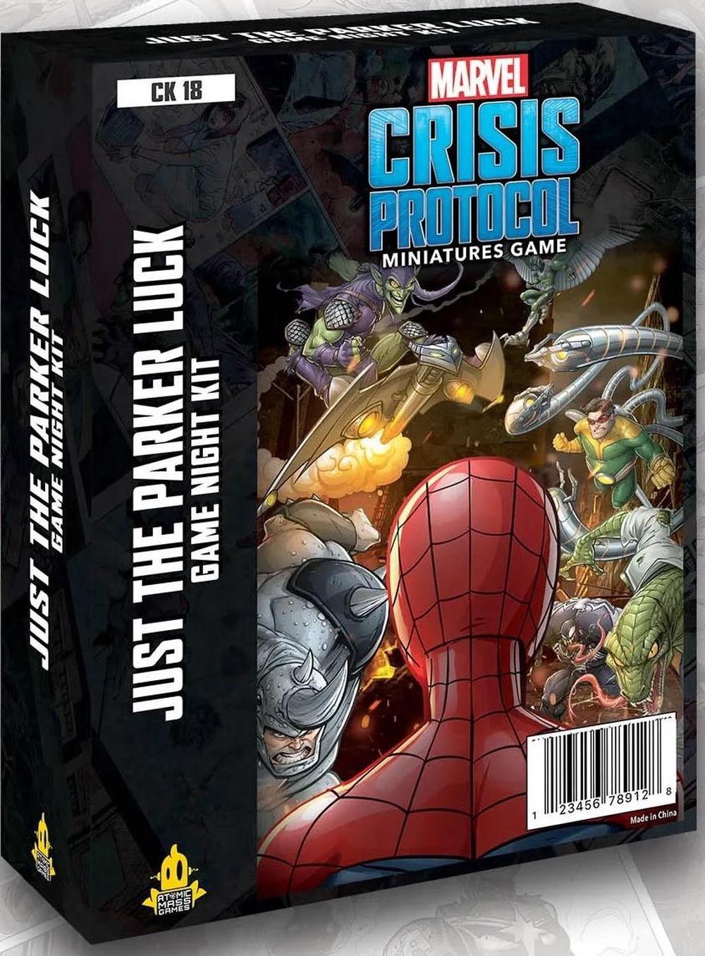 Marvel Crisis Protocol Just The Parker Luck Game Night Kit, 0841333119874
