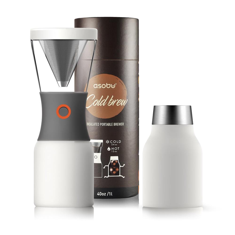 Asobu Cold Brew Coffee Maker 2 Go (White) 1.1L Buy online at The Nile