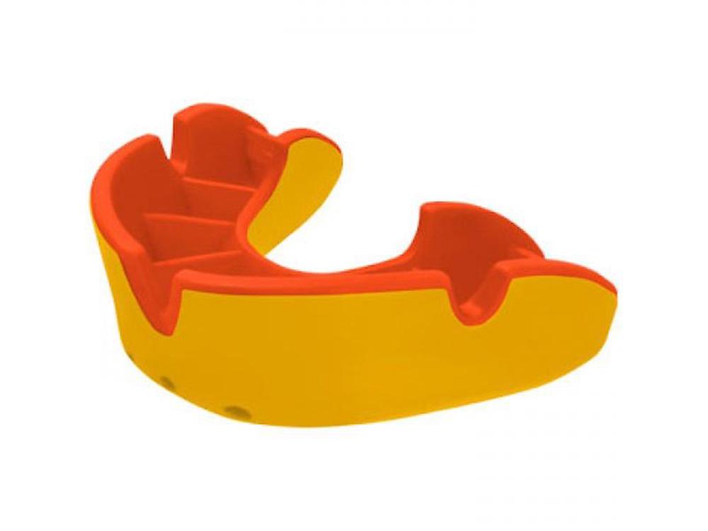 Opro Silver Junior Mouthguard (Yellow), 0843486000566