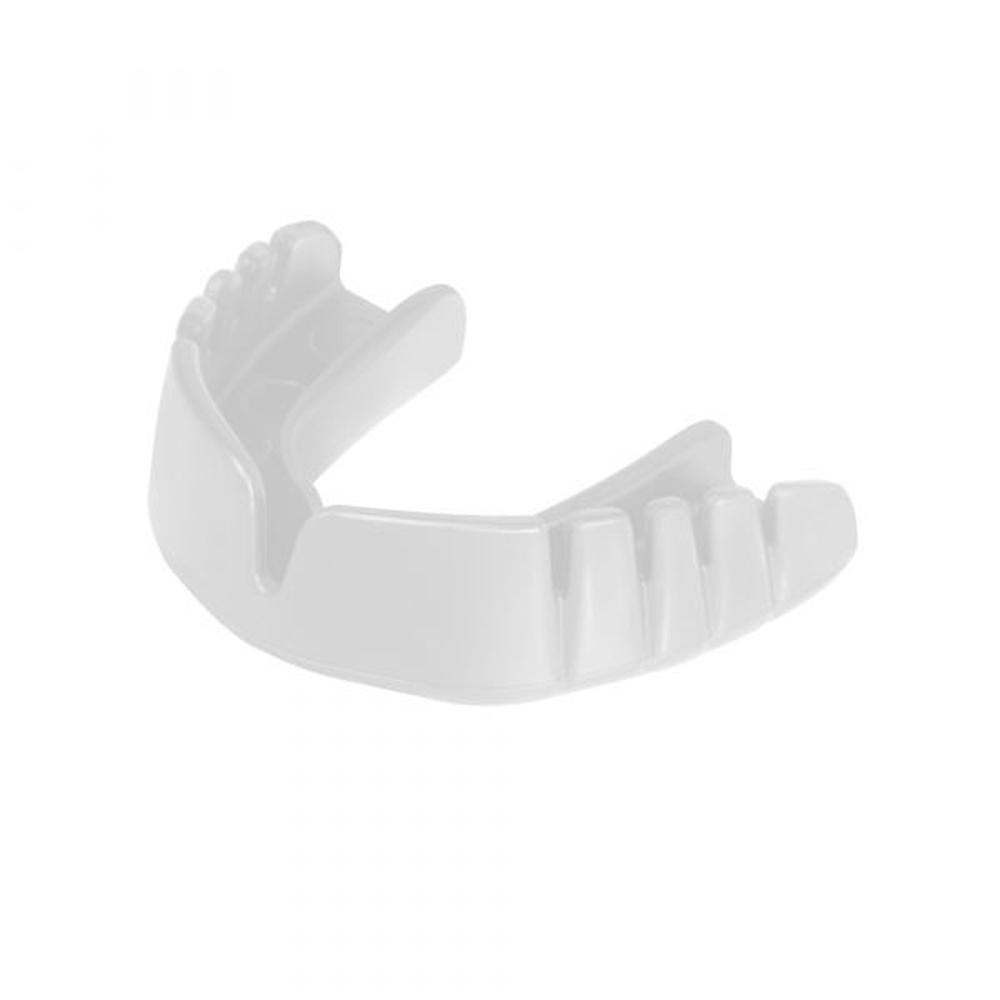 Opro Snap-Fit Junior Mouthguard (White), 0843486002447