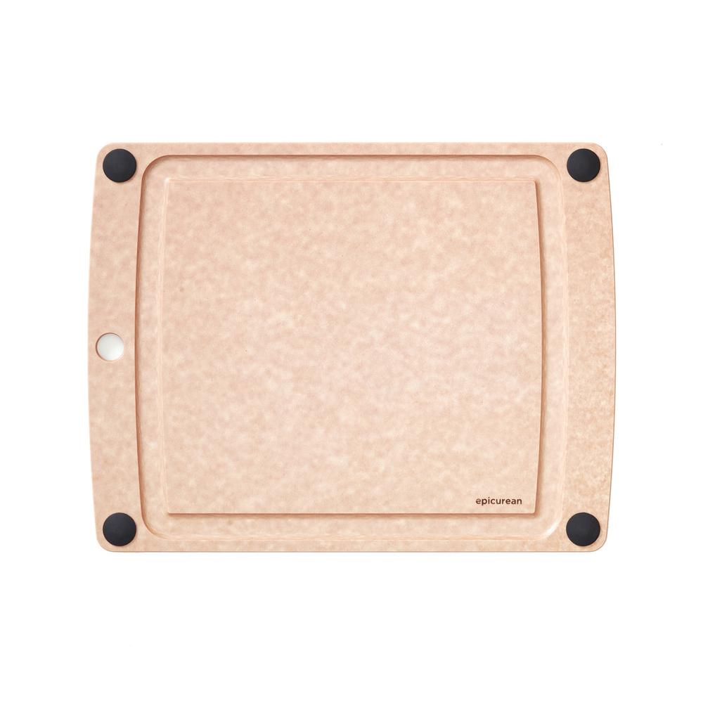 All-In-One Series Cutting Board (Natural/Black) - 37x28.5x0.6cm, 0844809011023