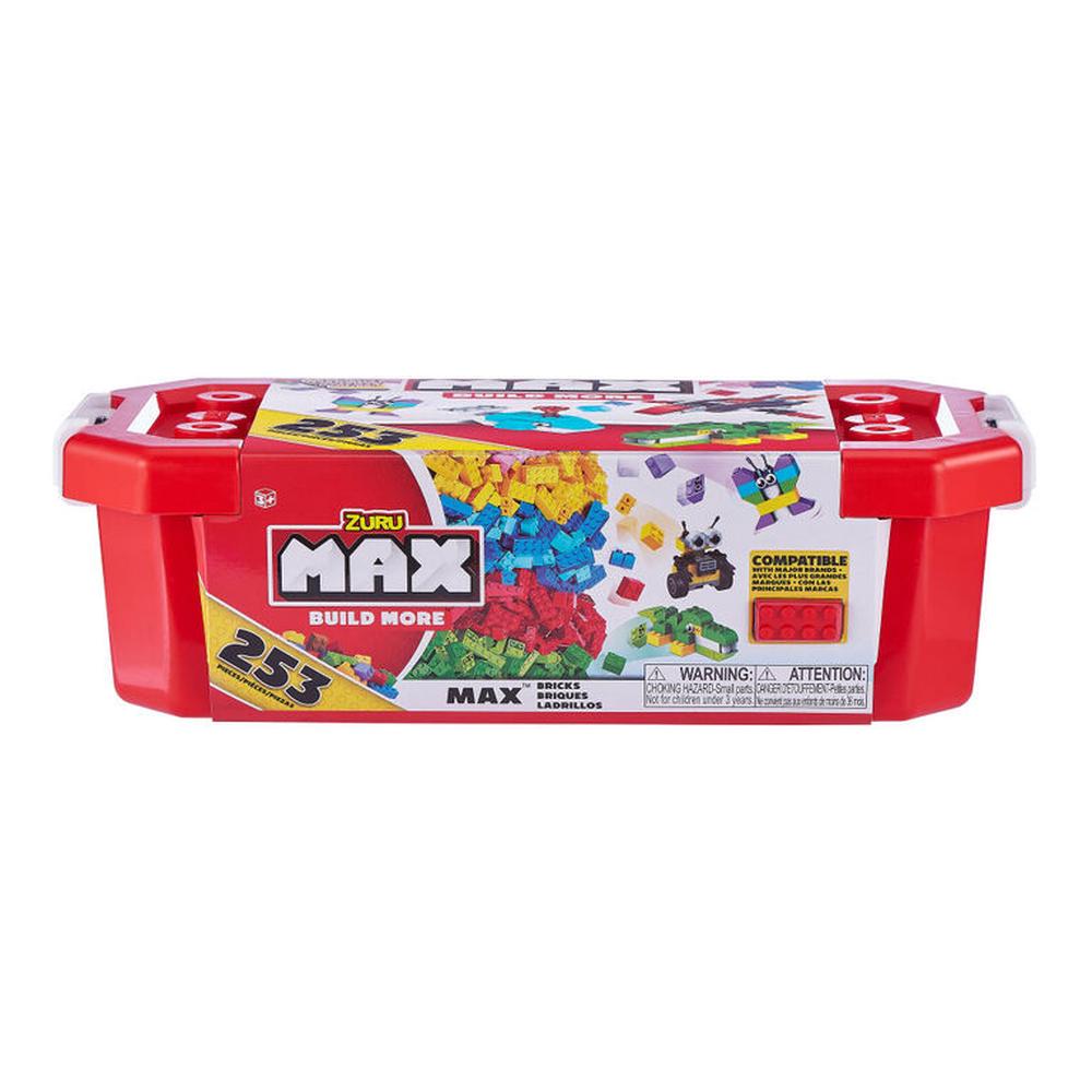 MAX Build Construction Value Tub 253 Bricks, 0845218025540