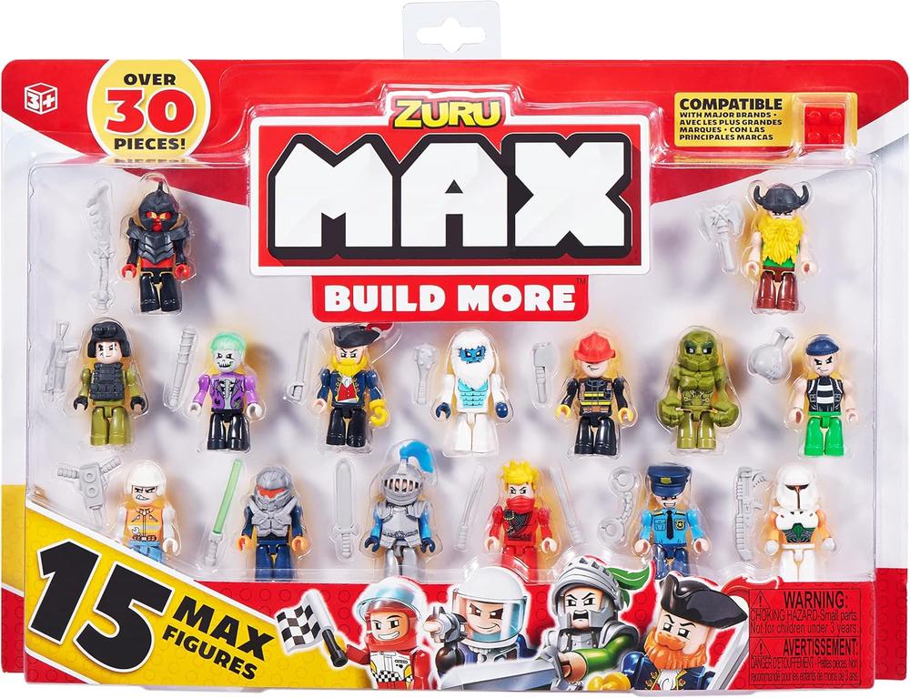 MAX Build Construction 15 Figurine Pack, 0845218025564