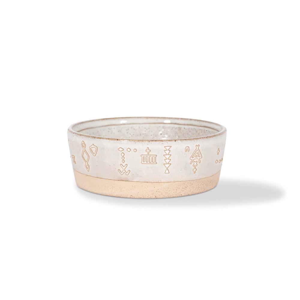 Fringe Studio Tribal Marks Stoneware Bowl (White) Buy online at The Nile