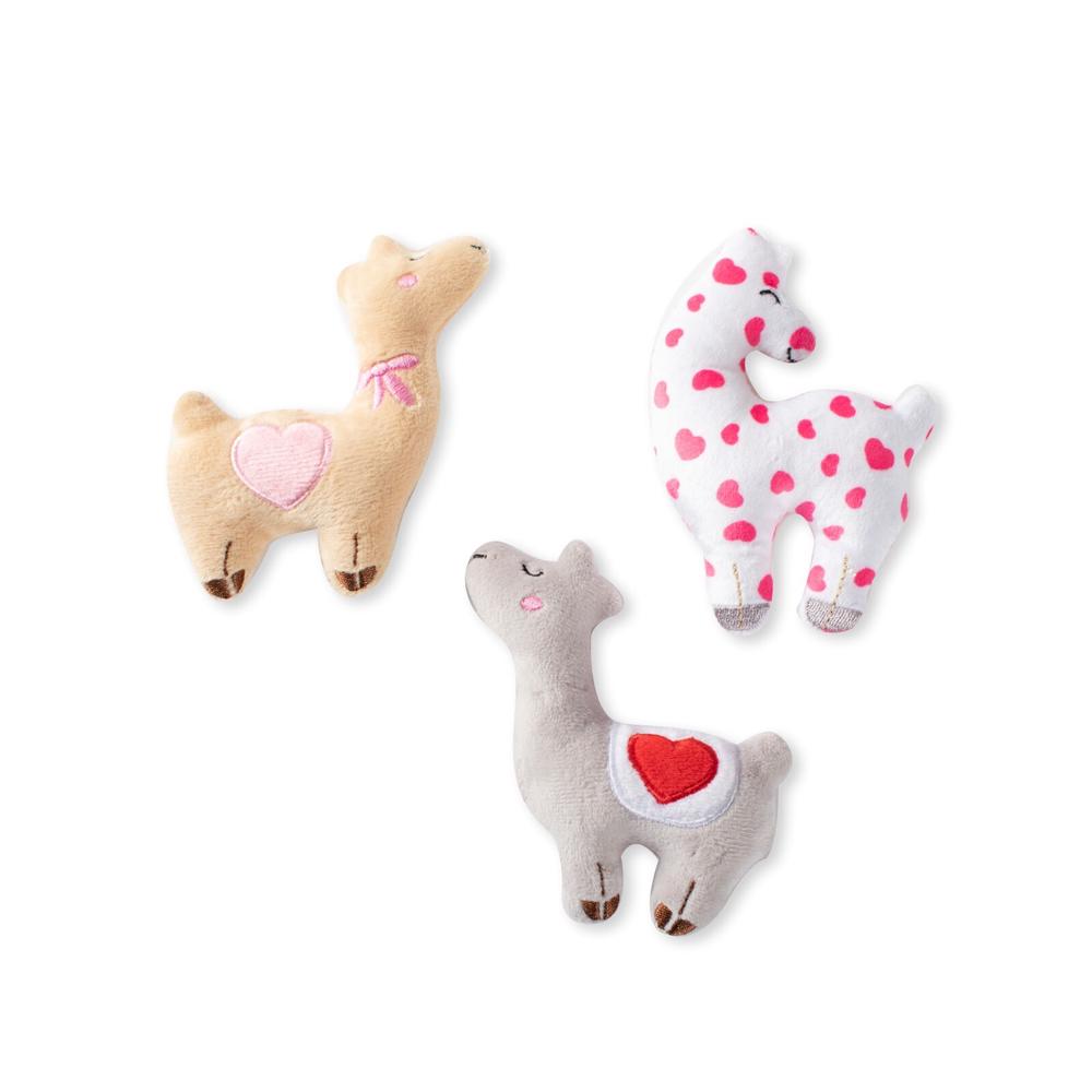Fringe Studio Love Llamas Dog Toy Set, 3 Piece Small Buy online at
