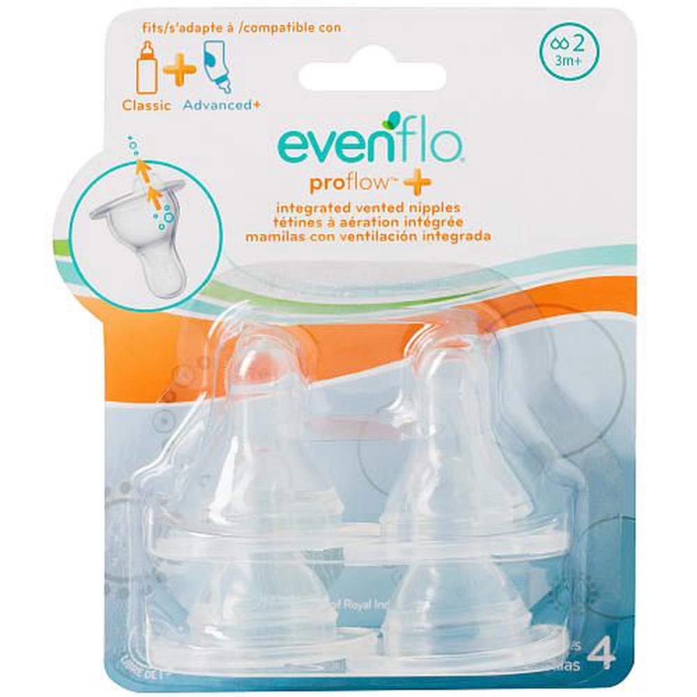 evenflo vented nipples