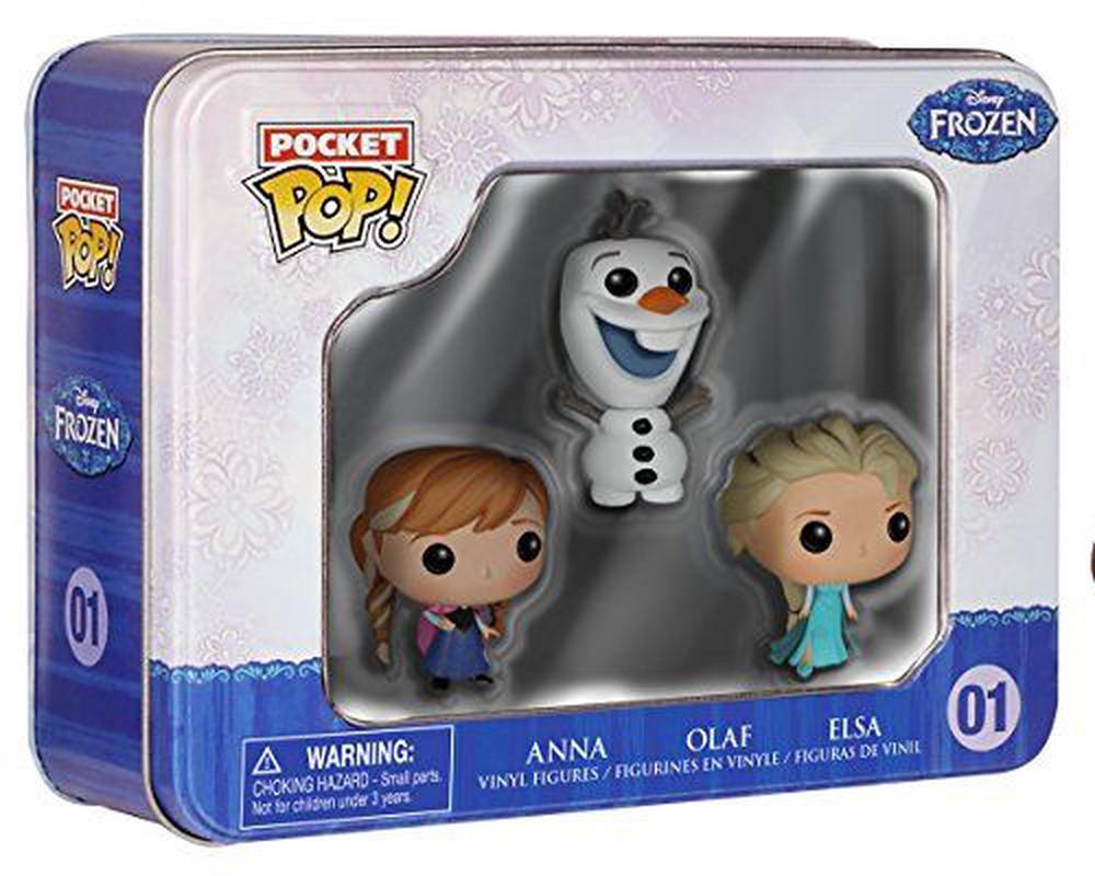 Frozen Pocket Pop! Mini Vinyl Figure Tin (3-Pack), 0849803047979