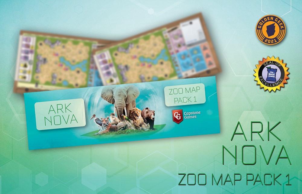 Ark Nova Zoo Map Pack 1, 0850000576537