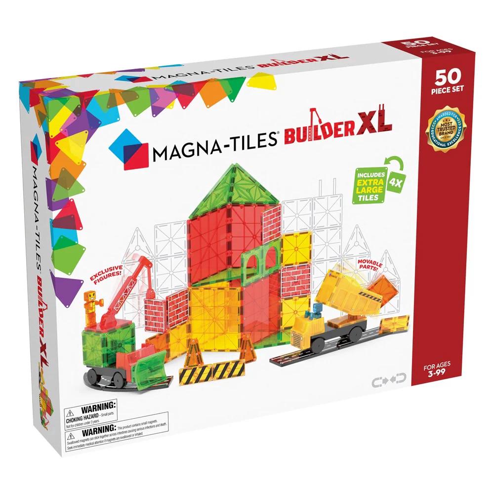 Magna-Tiles Builder XL Set, 50pcs, 0850025176354