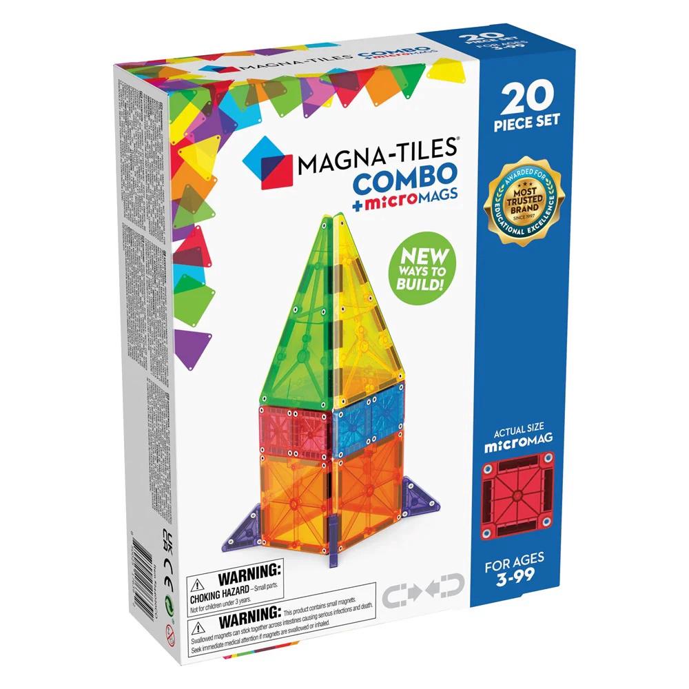 Magna-Tiles Combo + Micromags, 20pcs, 0850025176392
