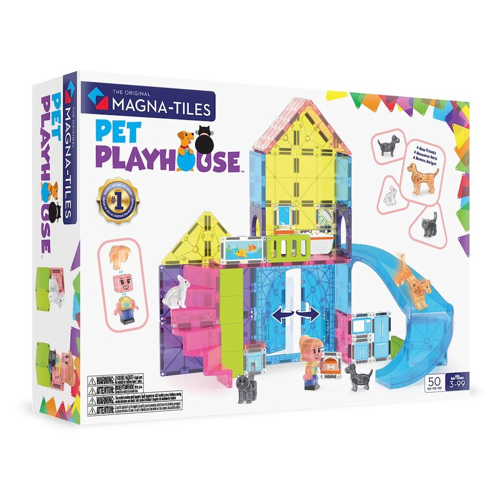 Magna-Tiles Pet Playhouse, 50 Piece, 0850025176491