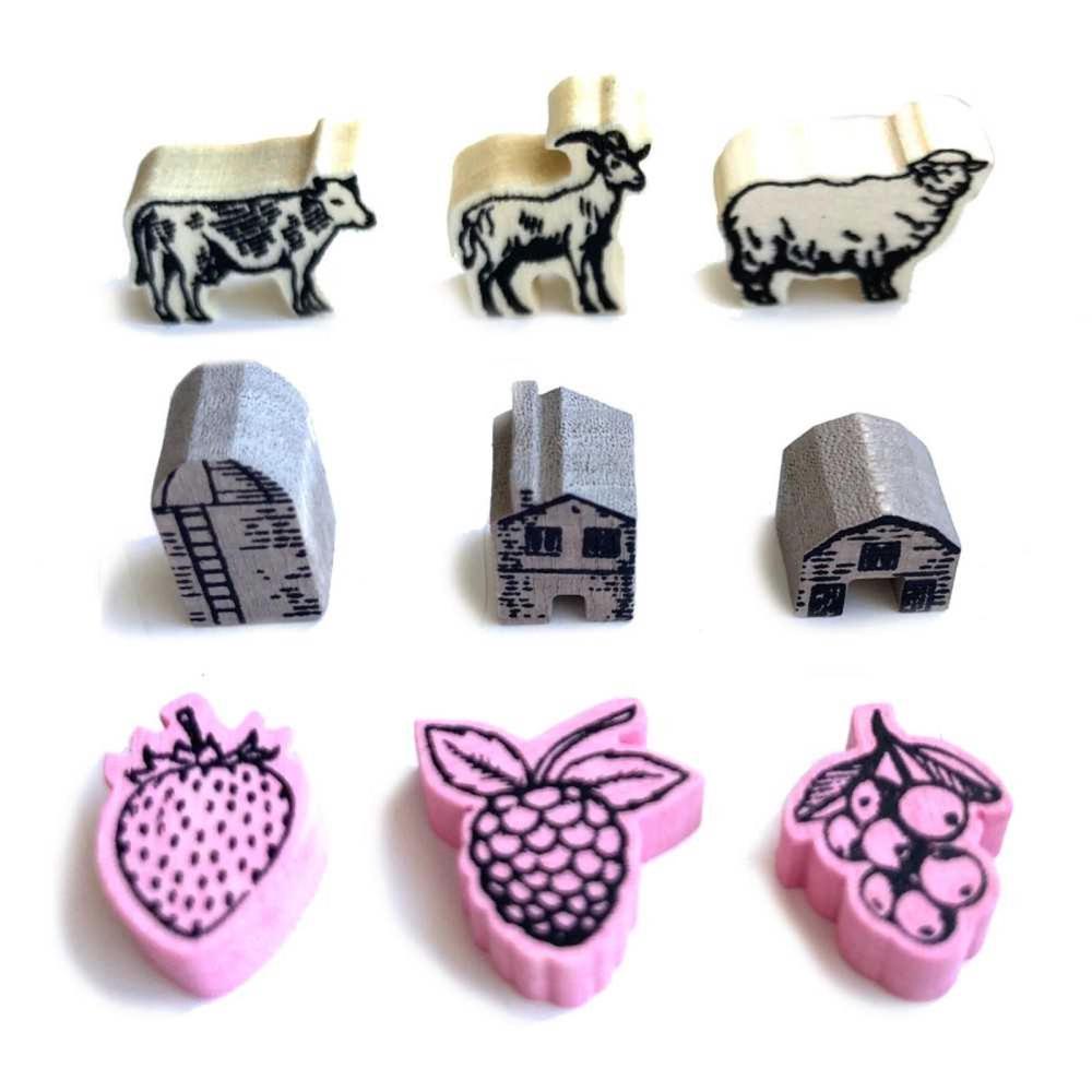 Asmodee Fromage - Upgraded Wood Tokens by Asmodee - ISBN: 0850030414250