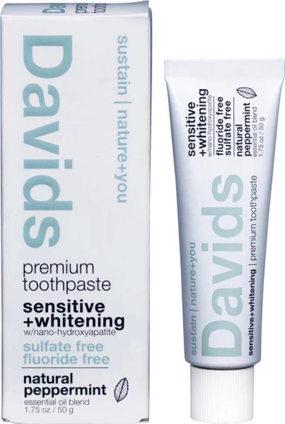 Sensitive + Whitening Peppermint Toothpaste - 50g, 0850046443022