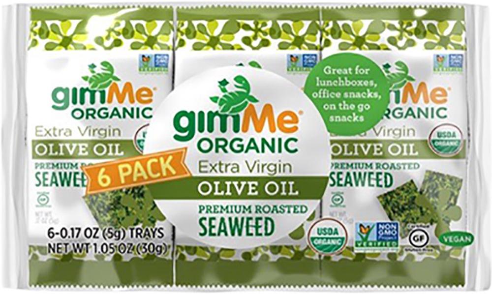 Roasted Seaweed Snacks, 6 Pack (Olive Oil) - 5g, 0851093004174