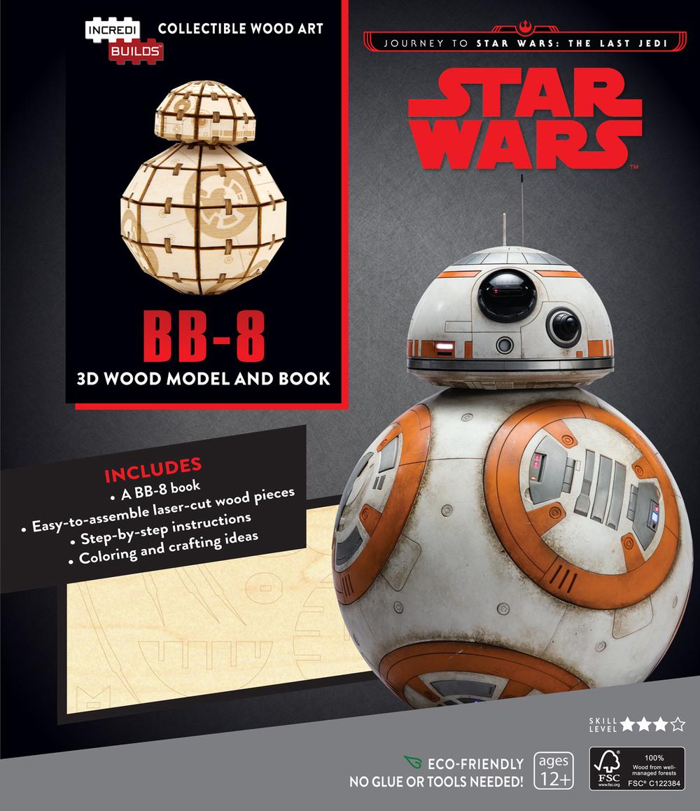 Incredibuilds Star Wars The Last Jedi 8 Wood Model And Book Buy Online At The Nile