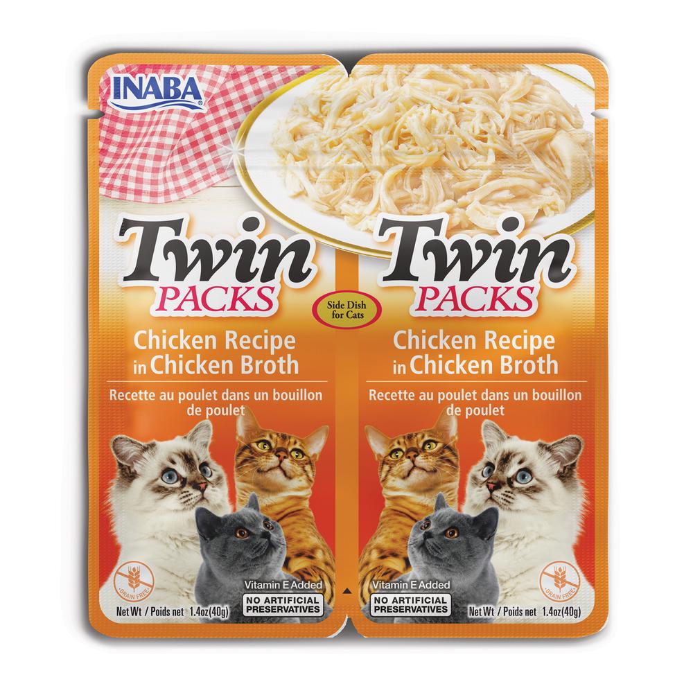 Inaba Cat Twin Packs Chicken In Chicken Broth, 6 Pack - 80g, 0854871008562