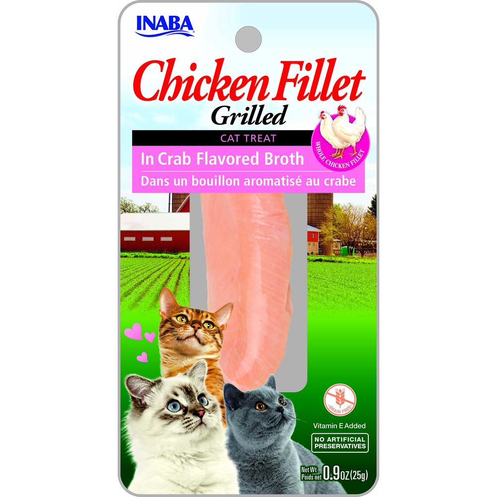 Cat Grilled Chicken Fillet In Crab Broth, 6 Pack - 25g, 0855958006525