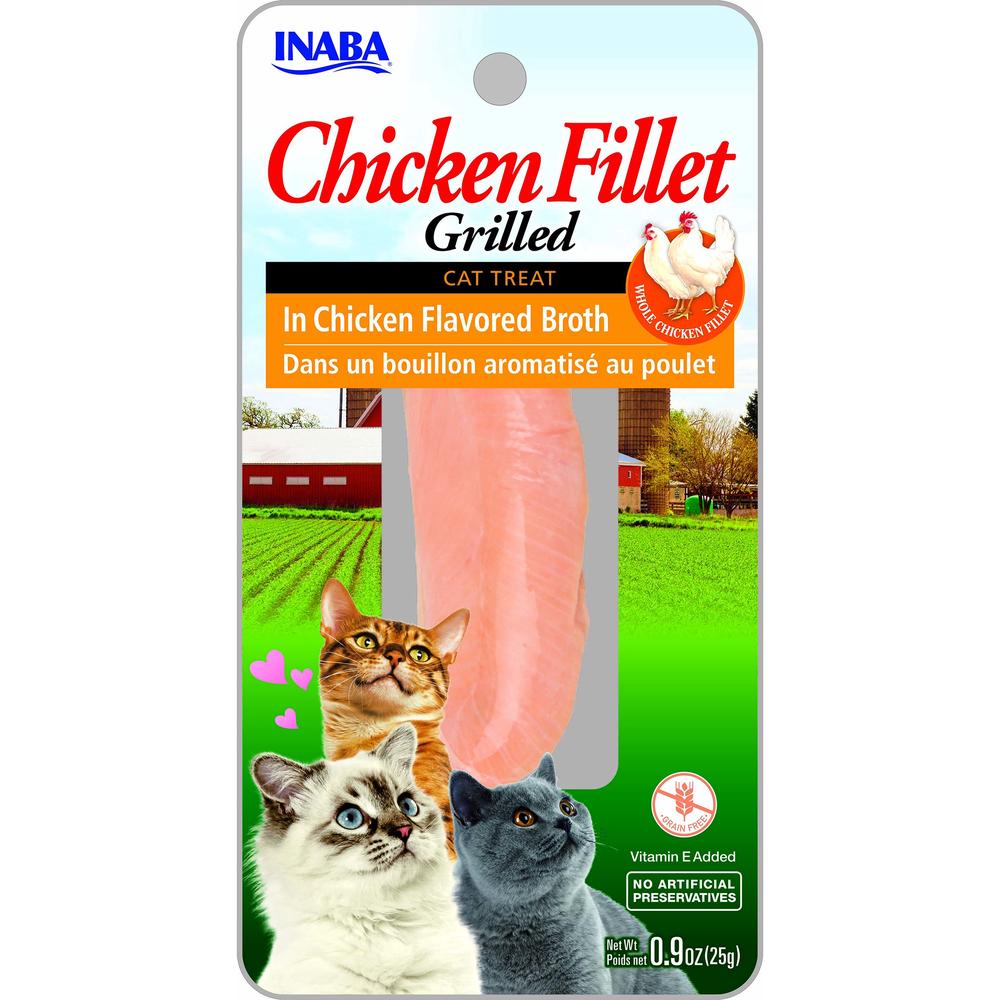 Cat Grilled Chicken Fillet In Chicken Broth, 6 Pack - 15g, 0855958006532