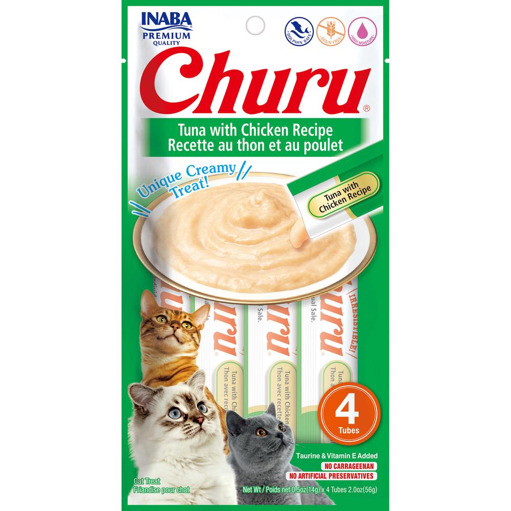 Cat Churu Puree Tuna with Chicken, 6 Pack - 56g, 0855958006563