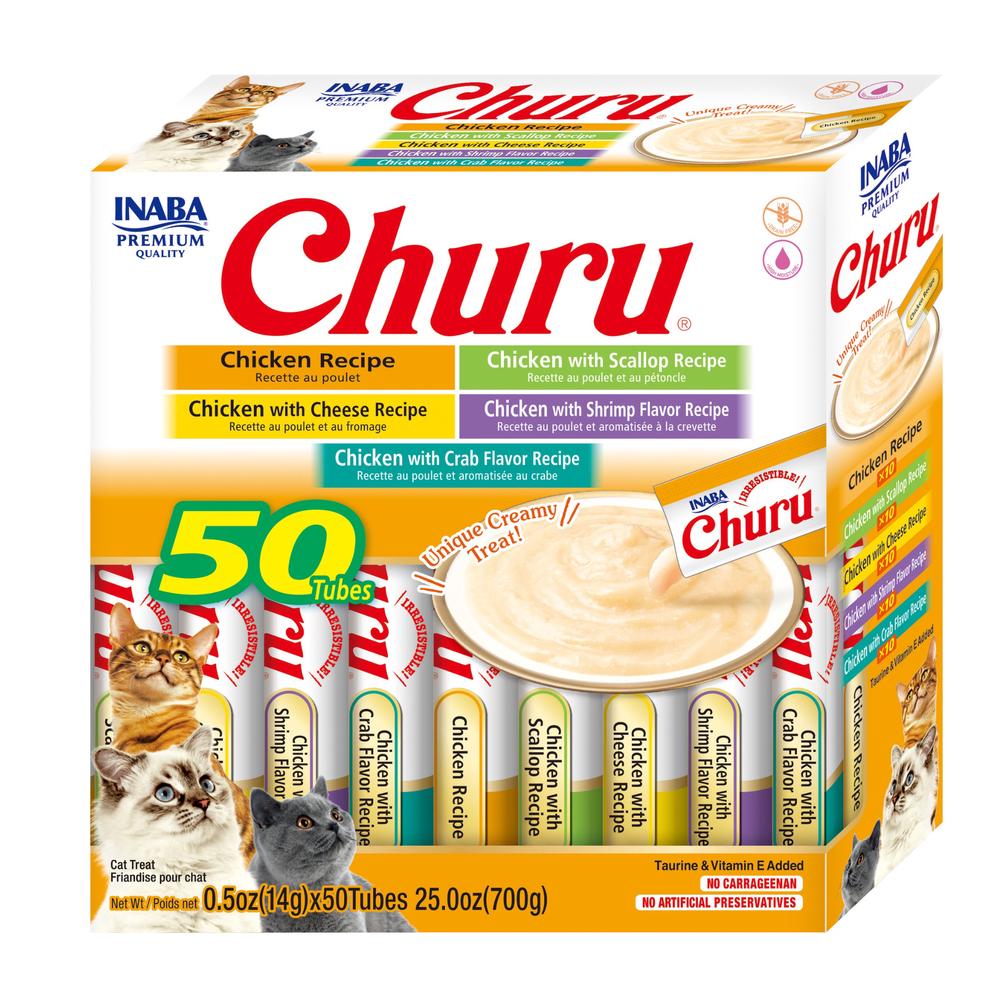 Cat Churu Puree Chicken Varieties Tub, 50 Pack, 0857276007666