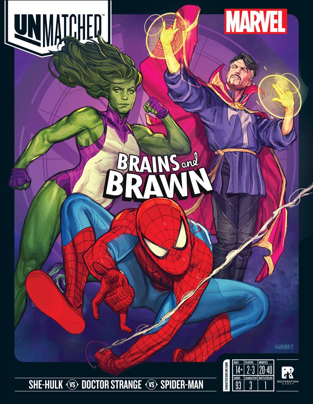 Unmatched Marvel Brains & Brawn, 0857476008678
