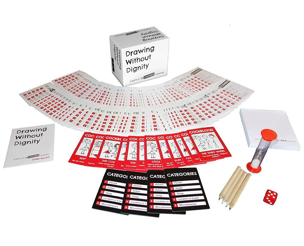 Drawing Without Dignity Adult Party Game, 0862560000322