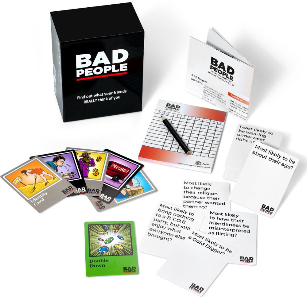 Bad People Base Game Adult Party Game, 0866157000306