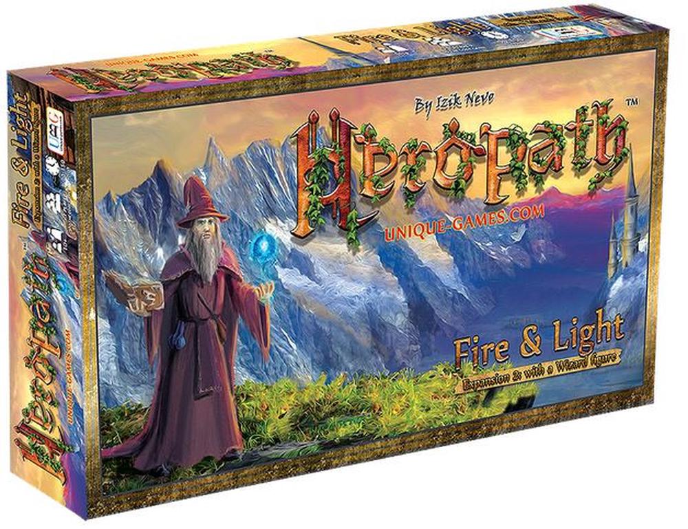 Unique Board Games Heropath Fire & Light Expansion #2, 0867058000426