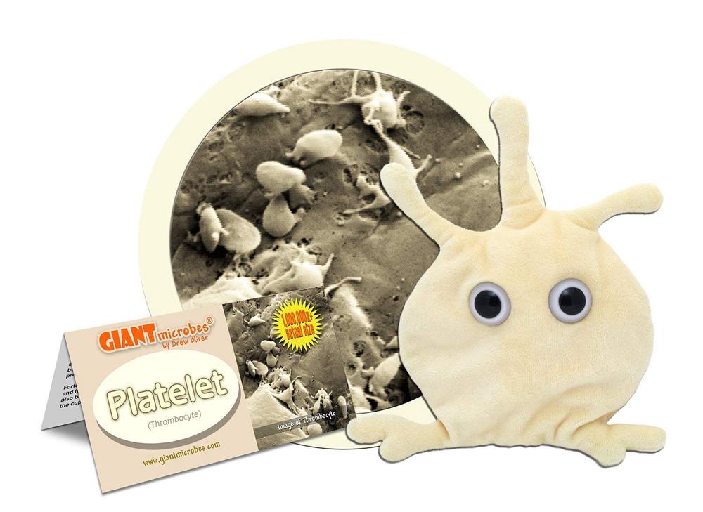 Giant Microbes Plush Toy (Platelet) Buy online at The Nile