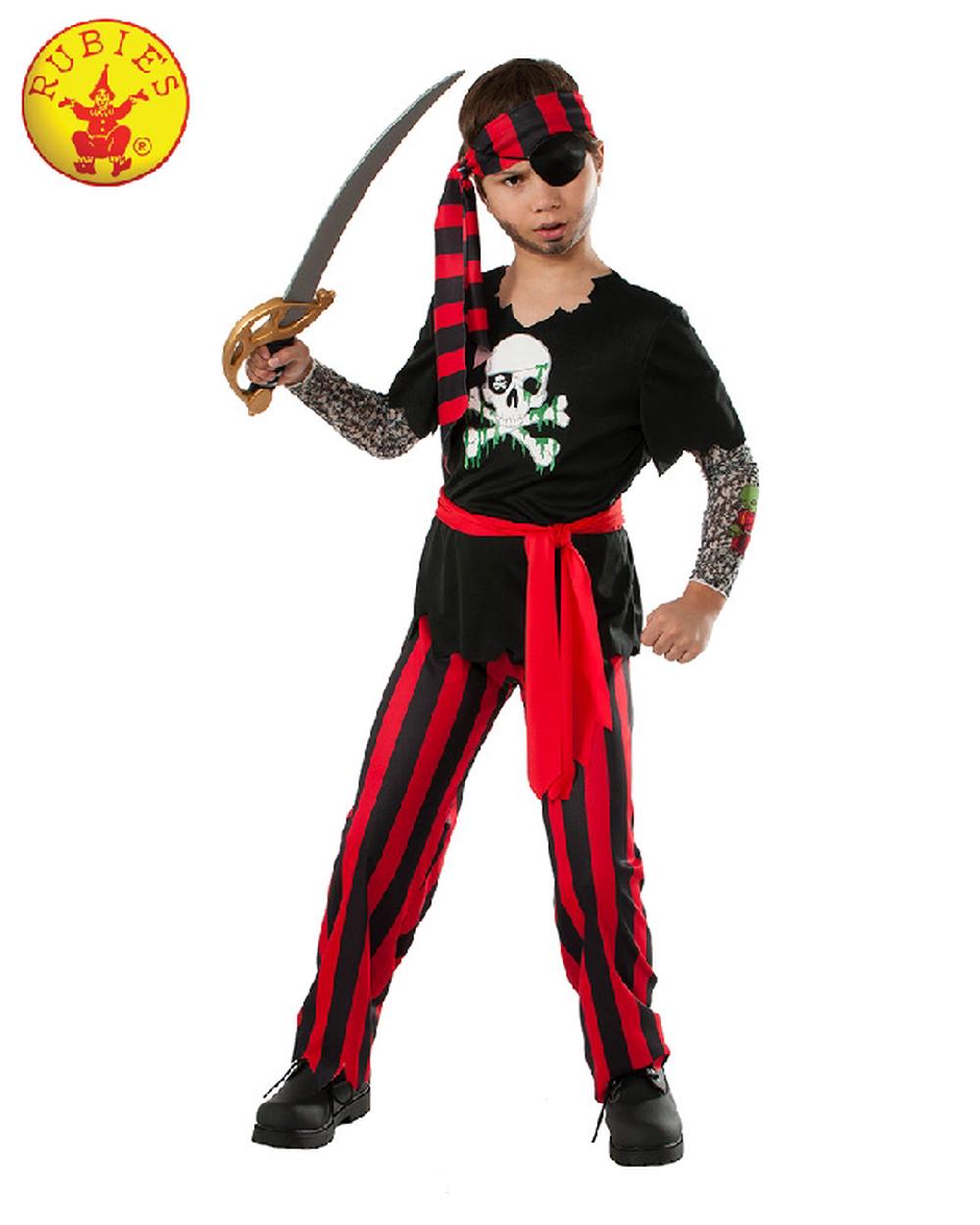 Rubies Tattooed Pirate Costume - Child-Large, 0883028024100