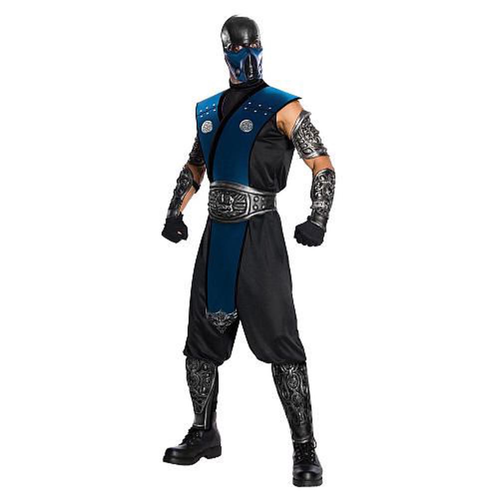 Rubies Mortal Kombat Mens Subzero Deluxe Halloween Costume- One Size, 0883028028702