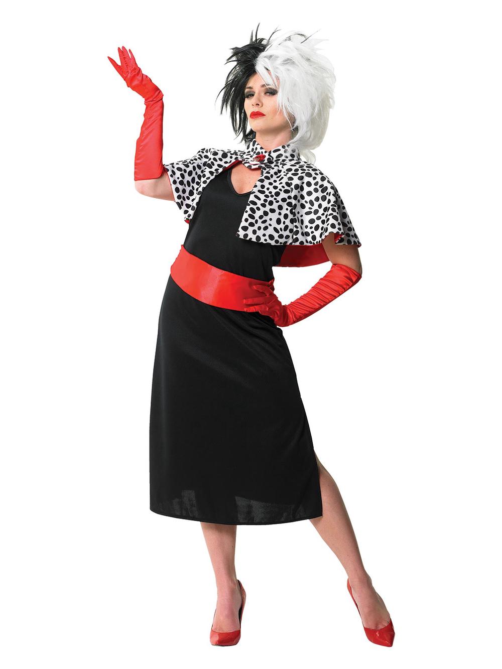Rubies Cruella De Vil Deluxe Adult Costume - Large, 0883028056477