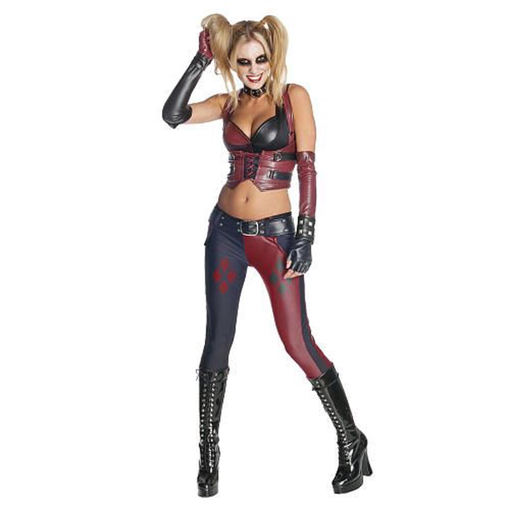 Buyseasons Batman Arkham City Secret Wishes Harley Quinn Adult Costume Large, 0883028058679
