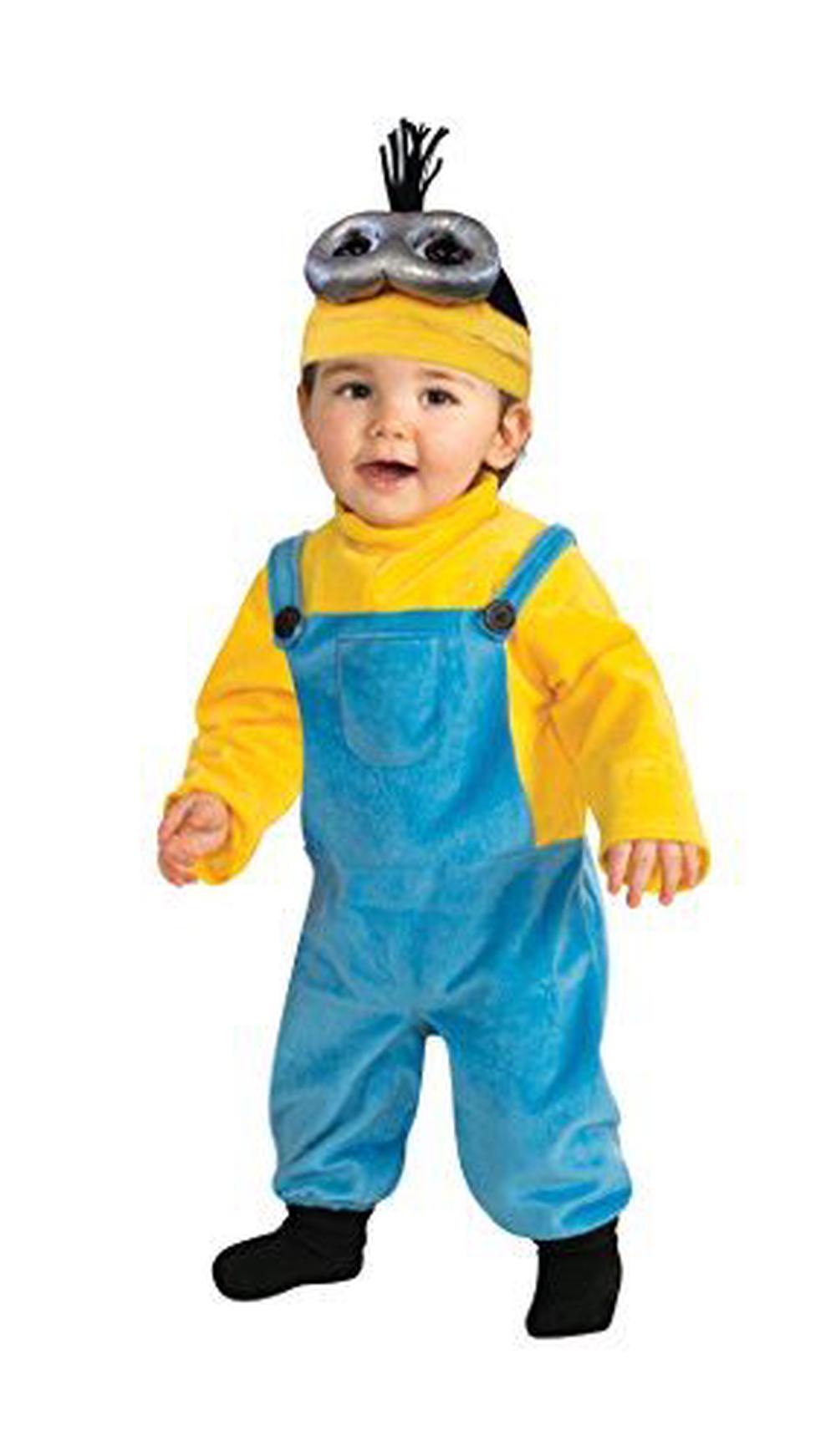 Rubies Baby Boys' Minion Kevin Romper Costume, Yellow, 3-4 Years, 0883028069170