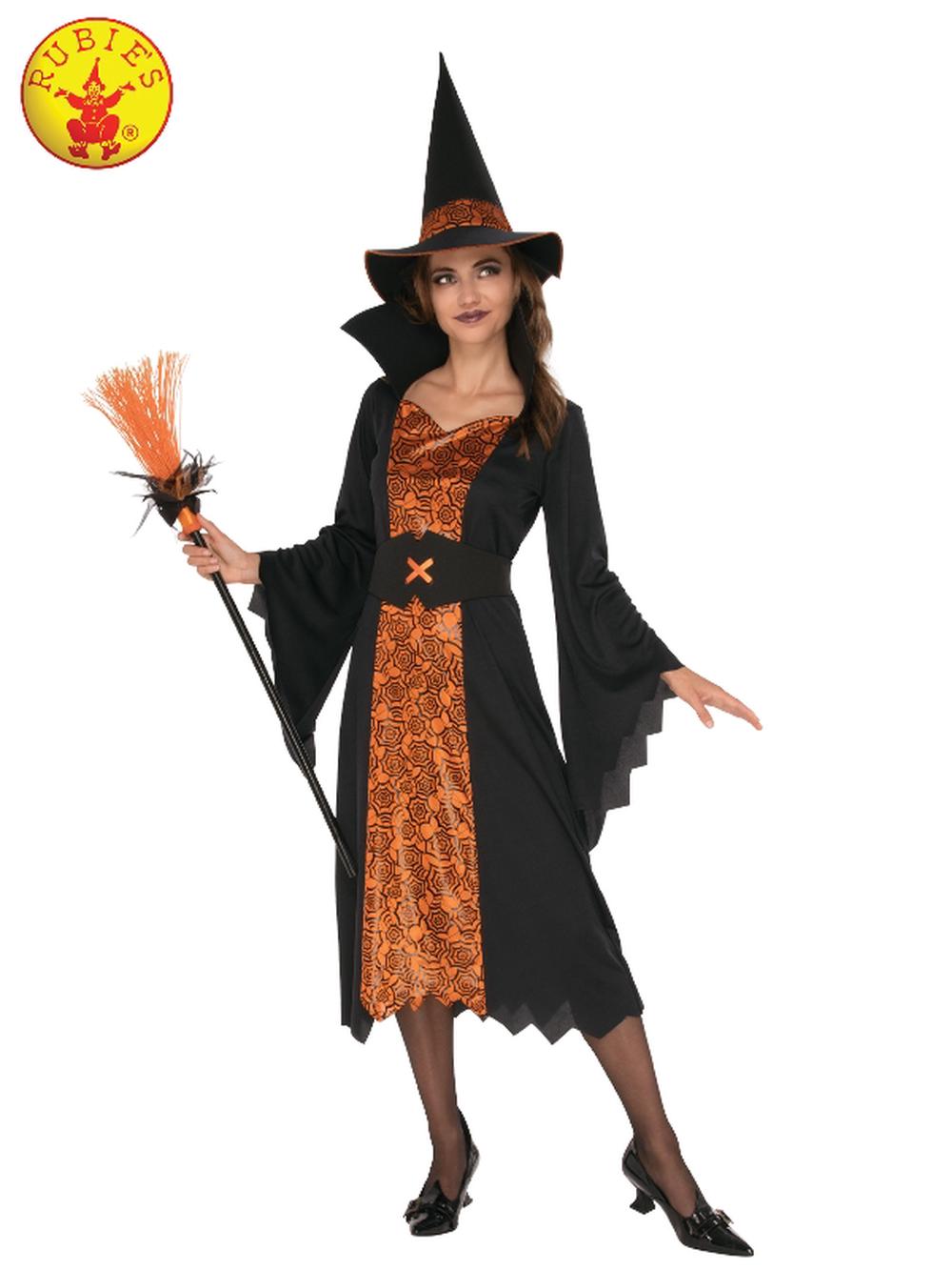 Rubies Witch Orange & Black Opp Costume - Adult-XL, 0883028095124