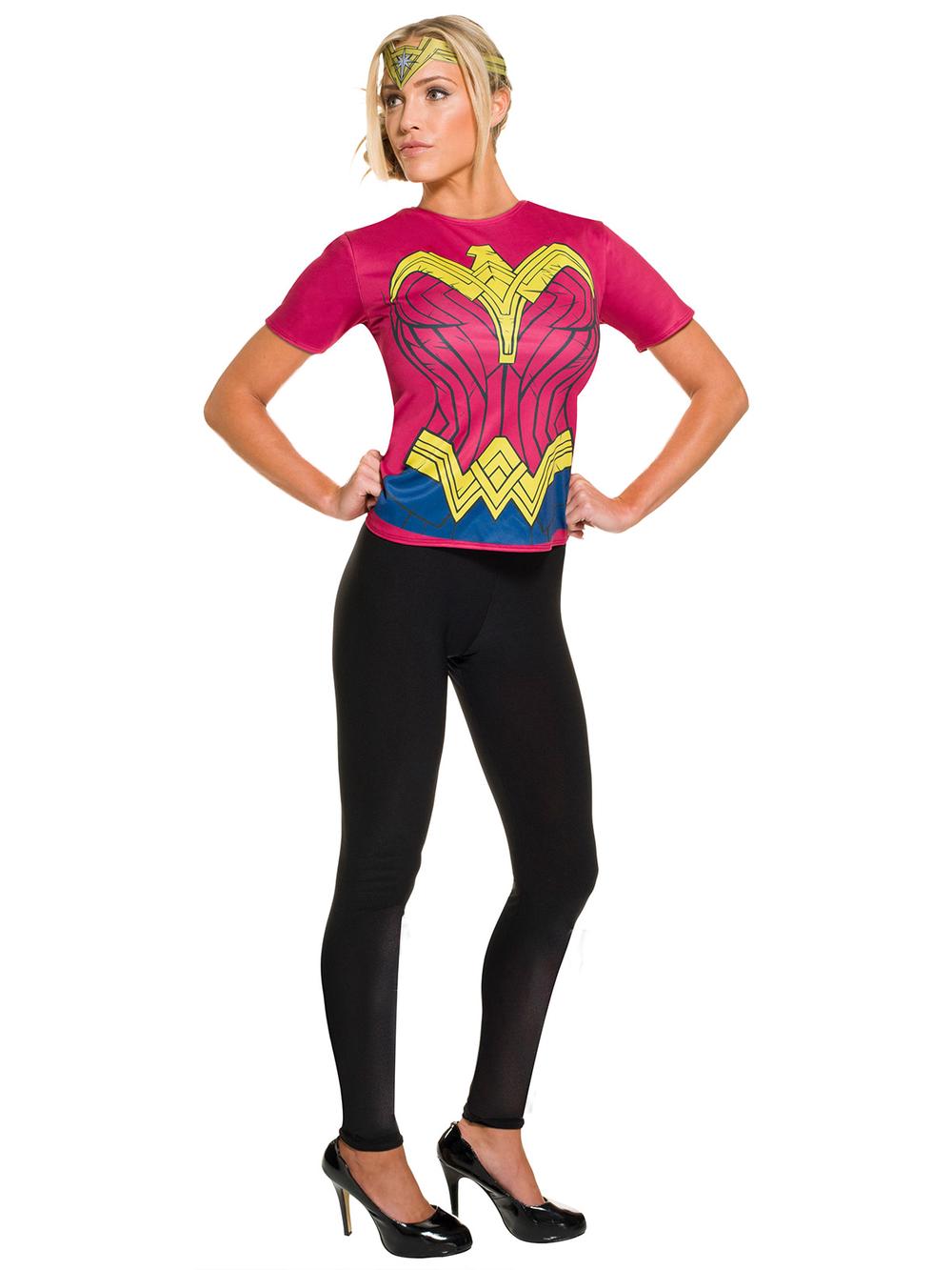 Rubies Dawn of Justice: Wonder Woman Adult Top - Small, 0883028133888